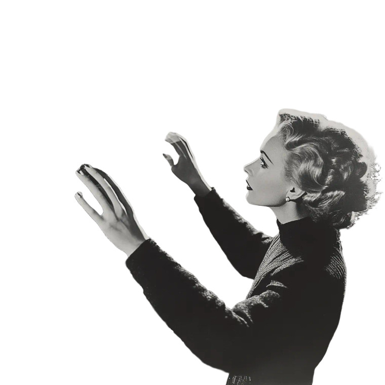 Curious Future Woman Vinyl Car Decal Sticker – Waterproof & UV-Resistant 8"