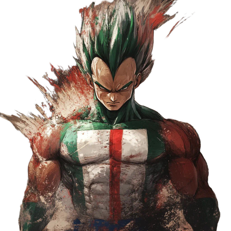 Vegeta Algerian Flag Vinyl Car Decal Sticker – Waterproof & UV-Resistant 8"