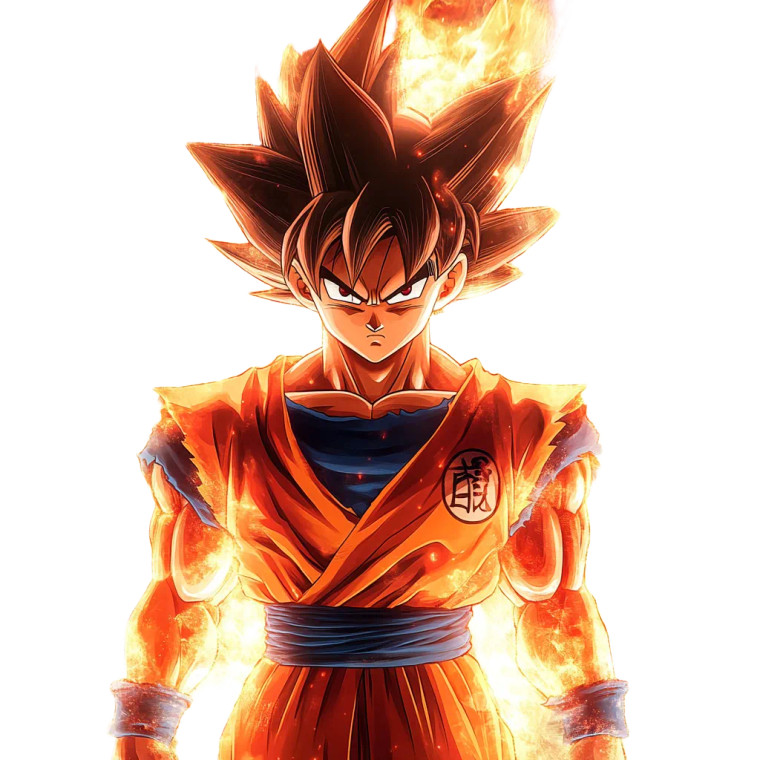 Goku Thumbnail Vinyl Car Decal Sticker – Waterproof & UV-Resistant 8"