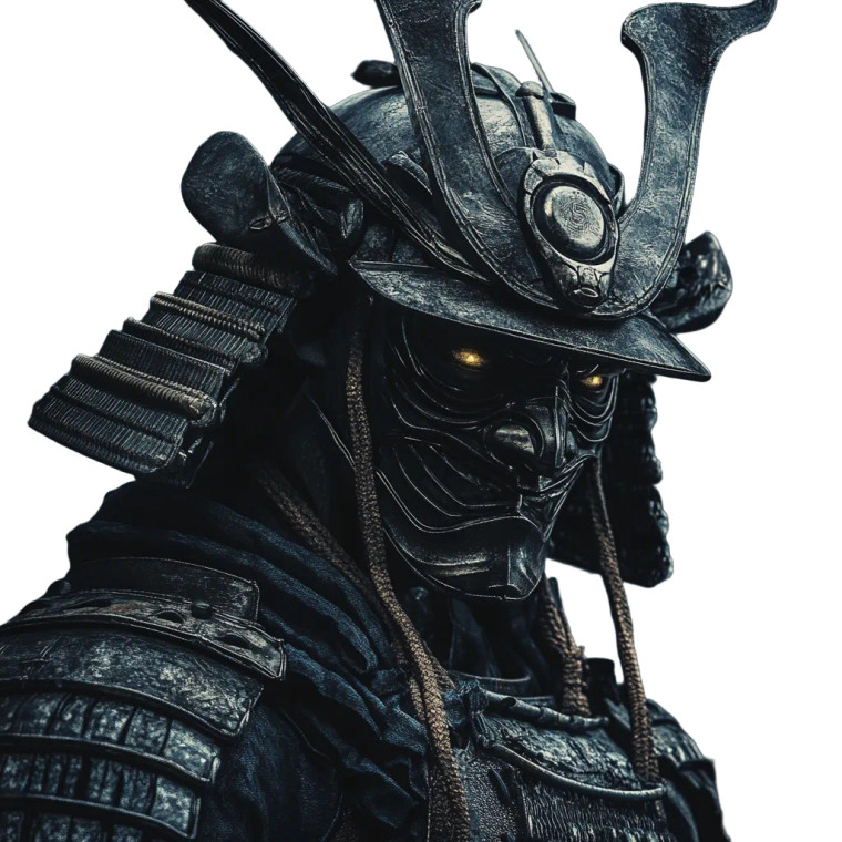 Giger Samurai Vinyl Car Decal Sticker – Waterproof & UV-Resistant 8"