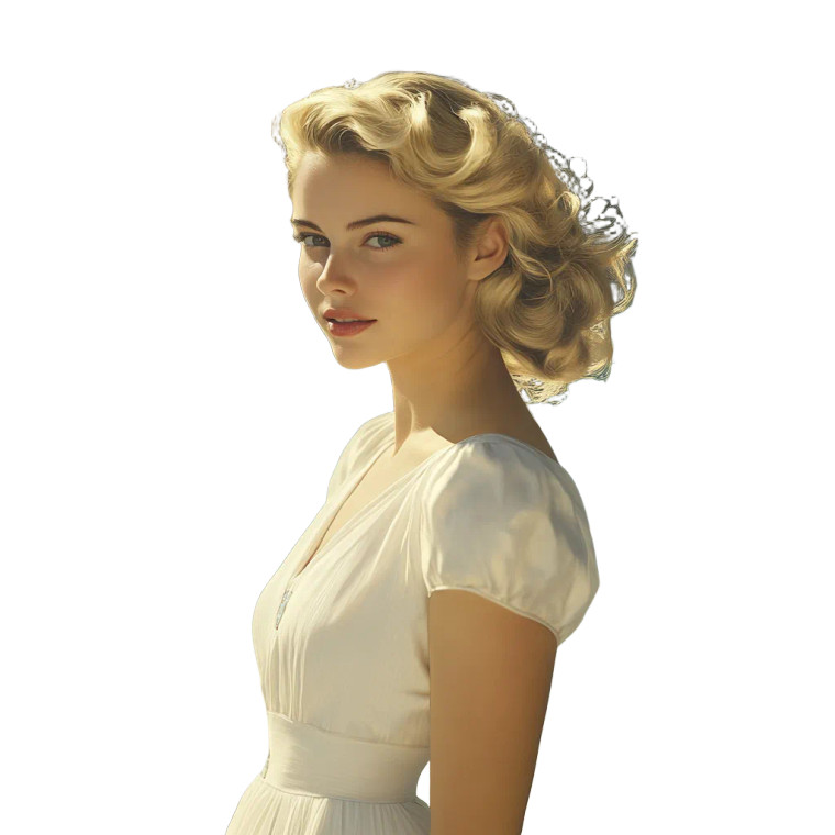 Grace Kelly 1950S Vinyl Car Decal Sticker – Waterproof & UV-Resistant 8"