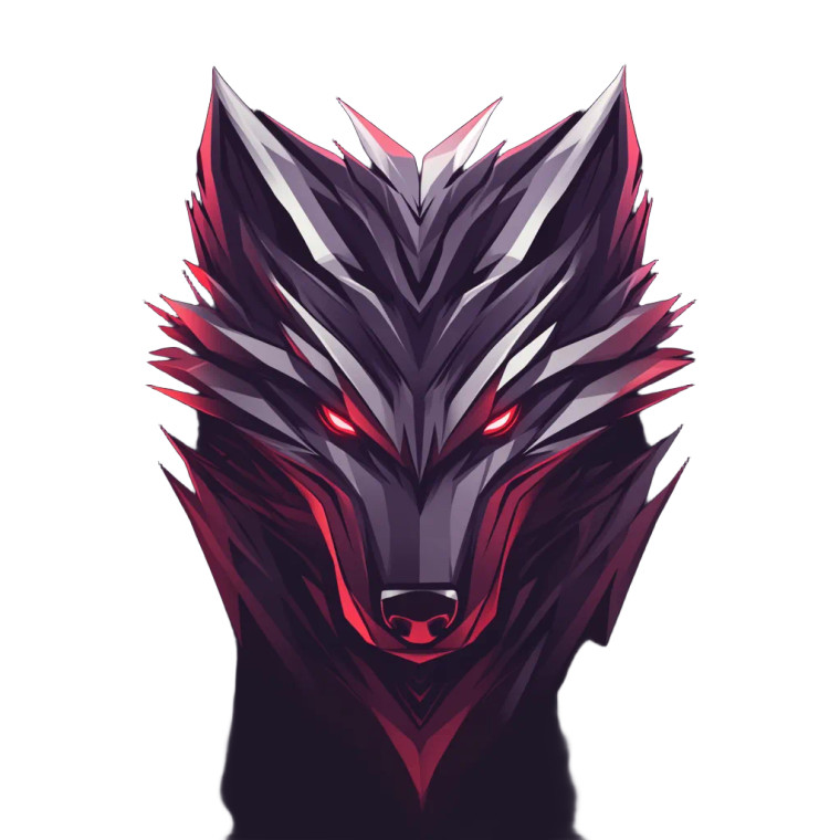 Wolf Esports Logo Vinyl Car Decal Sticker – Waterproof & UV-Resistant 8"