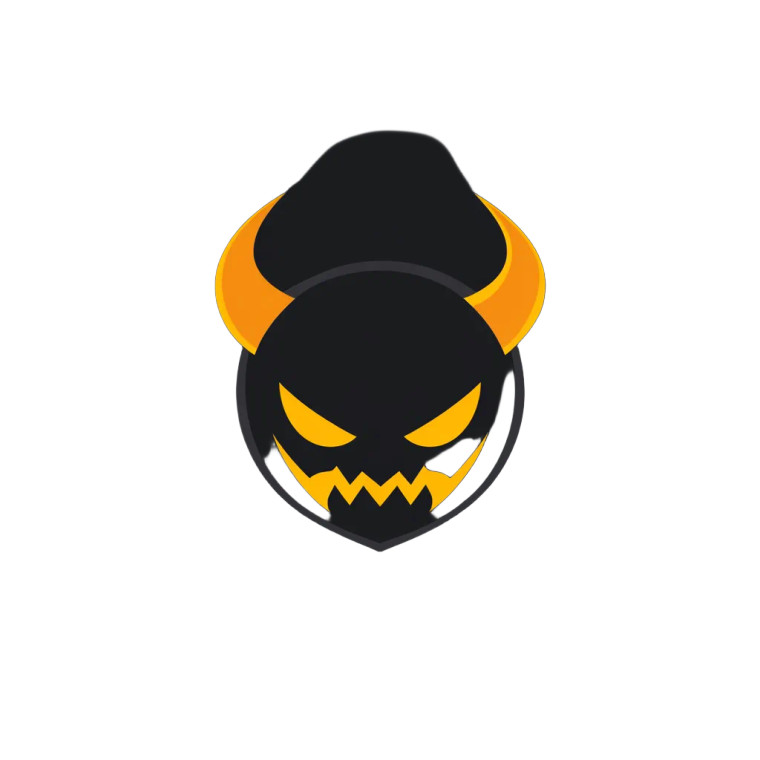 Demon Emoji Logo Vinyl Car Decal Sticker – Waterproof & UV-Resistant 8"