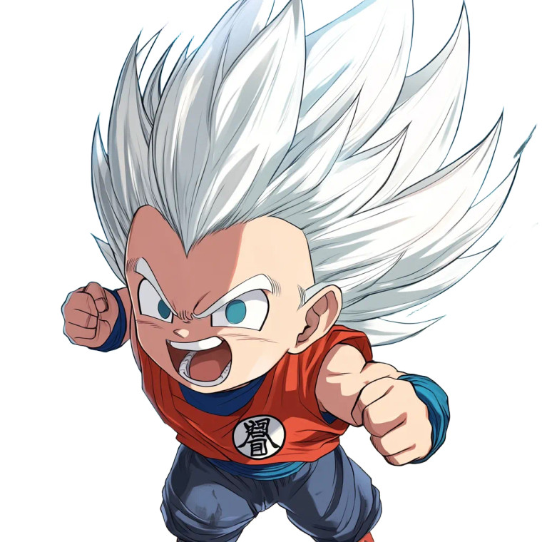 Dragon Ball Boy Vinyl Car Decal Sticker – Waterproof & UV-Resistant 8"