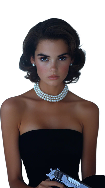 Stylish Thriller Woman Vinyl Car Decal Sticker – Waterproof & UV-Resistant 8"