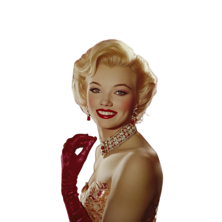 Marilyn Monroe Glamour V12 Vinyl Car Decal Sticker – Waterproof & UV-Resistant 8"