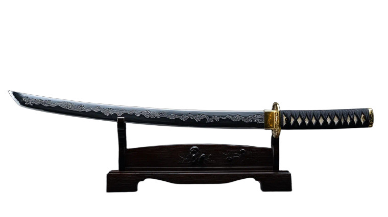 Legendary Japanese Sword Vinyl Car Decal Sticker – Waterproof & UV-Resistant 8"