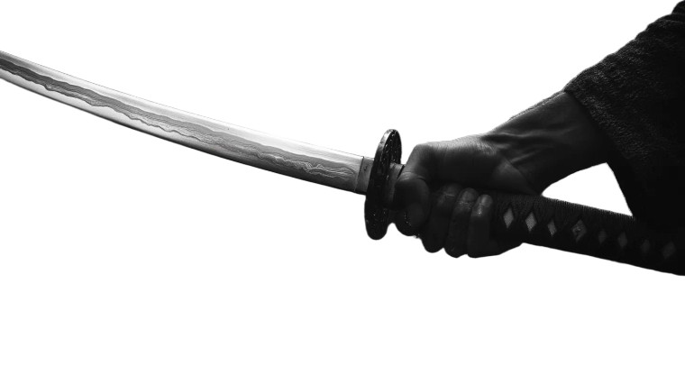 Katana Slash Vinyl Car Decal Sticker – Waterproof & UV-Resistant 8"