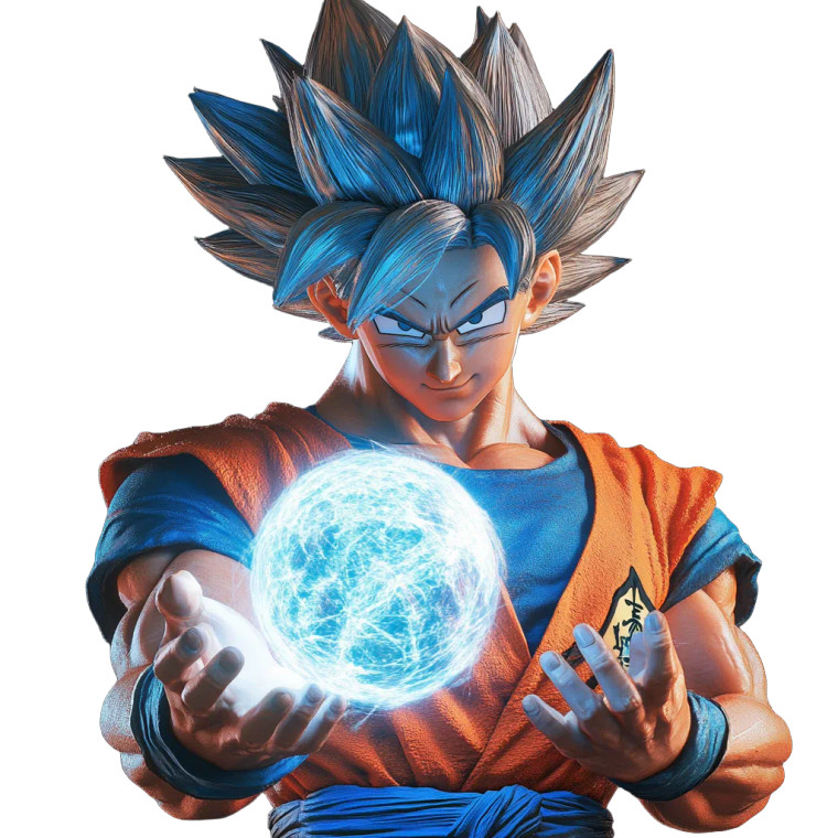 Goku Energy Ball V2 Vinyl Car Decal Sticker – Waterproof & UV-Resistant 8"