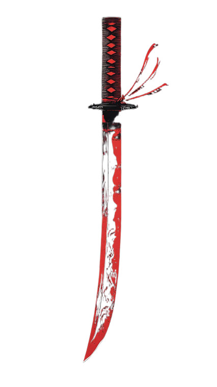 Dark Samurai Wallpaper Vinyl Car Decal Sticker – Waterproof & UV-Resistant 8"