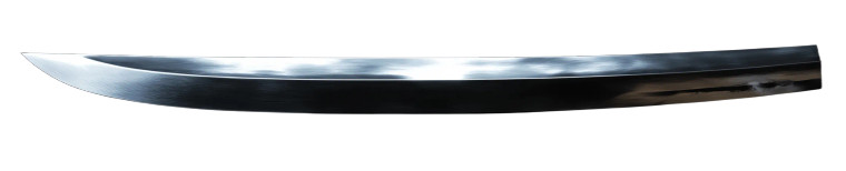 Polished Steel Katana Vinyl Car Decal Sticker – Waterproof & UV-Resistant 8"