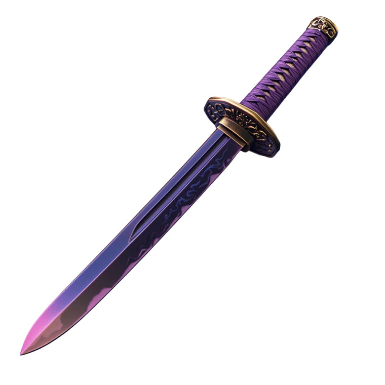 Yakuza Style Sword Vinyl Car Decal Sticker – Waterproof & UV-Resistant 8"