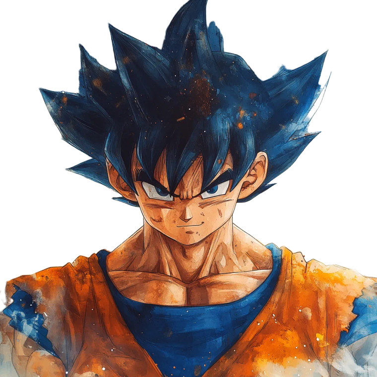 Goku V16 Vinyl Car Decal Sticker – Waterproof & UV-Resistant 8"