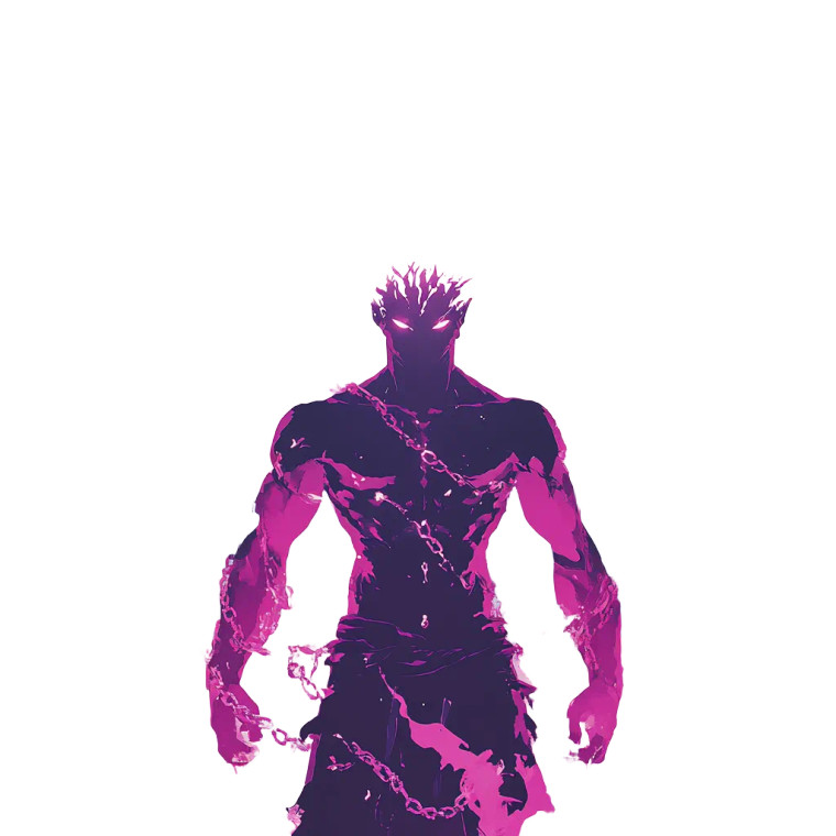 Fiery Cosmic Silhouette Vinyl Car Decal Sticker – Waterproof & UV-Resistant 8"