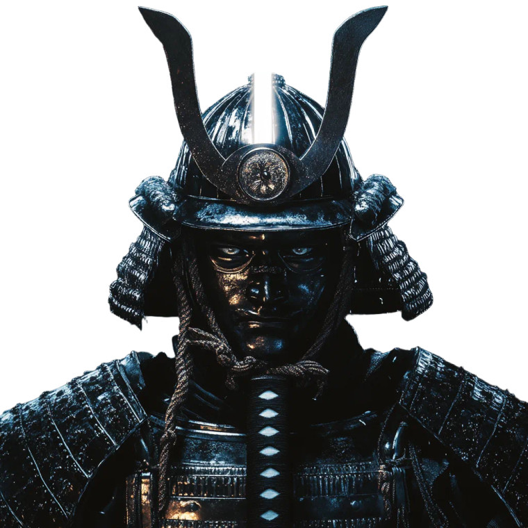 Japanese Samurai V10 Vinyl Car Decal Sticker – Waterproof & UV-Resistant 8"