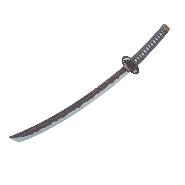 Floating Katana Sword Vinyl Car Decal Sticker – Waterproof & UV-Resistant 8"