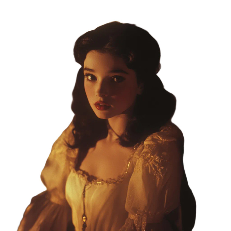 Cinematic Snow White Vinyl Car Decal Sticker – Waterproof & UV-Resistant 8"