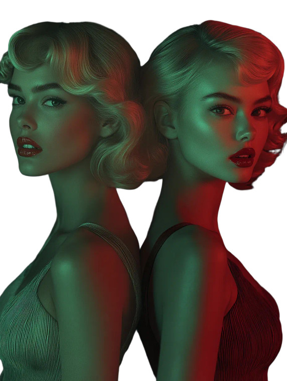 Vintage Fashion Model V2 Vinyl Car Decal Sticker – Waterproof & UV-Resistant 8"