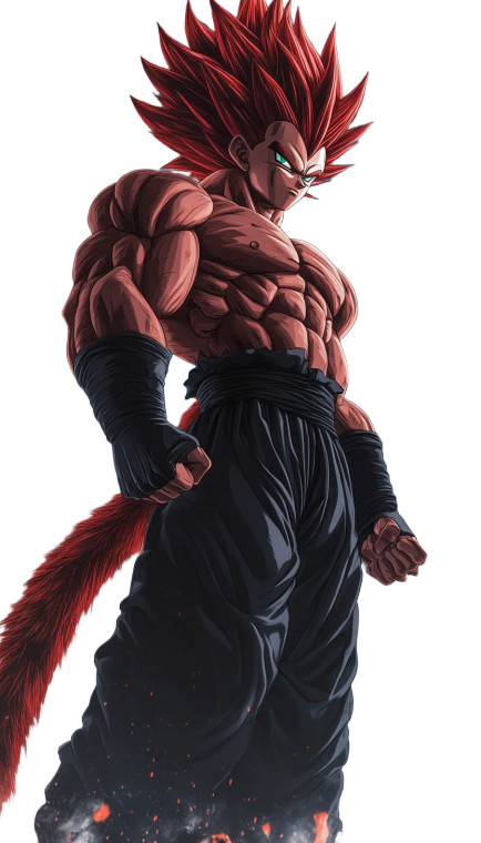 Proud Saiyan Warrior Vinyl Car Decal Sticker – Waterproof & UV-Resistant 8"