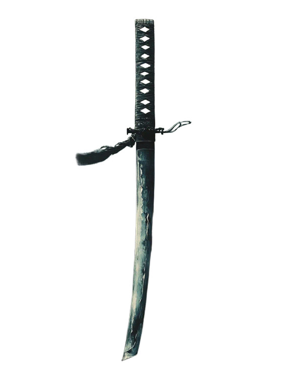 Midnight Katana Vinyl Car Decal Sticker – Waterproof & UV-Resistant 8"