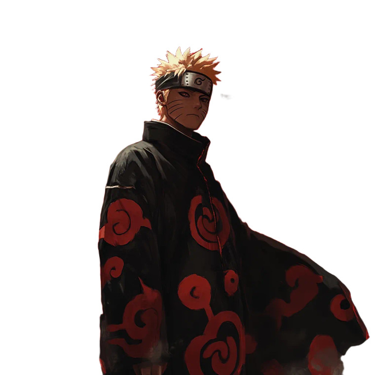 Naruto In Akatsuki Vinyl Car Decal Sticker – Waterproof & UV-Resistant 8"