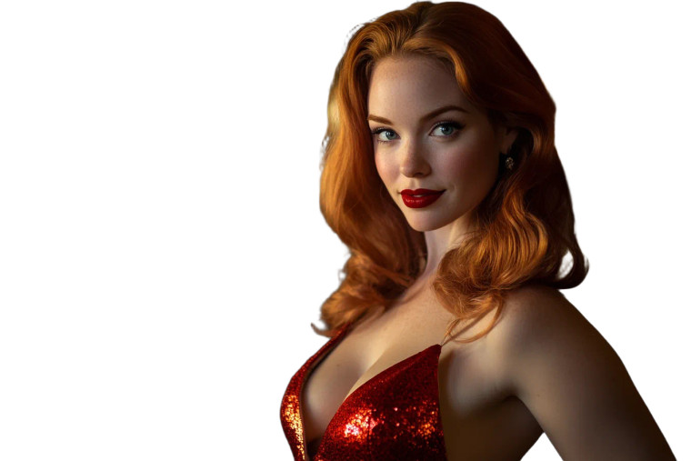 Jessica Rabbit Portrait Vinyl Car Decal Sticker – Waterproof & UV-Resistant 8"