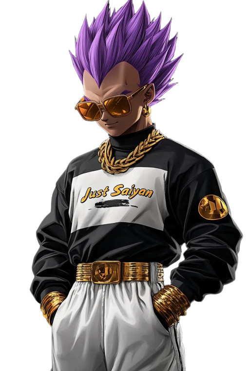Vegeta Ultra Ego V5 Vinyl Car Decal Sticker – Waterproof & UV-Resistant 8"