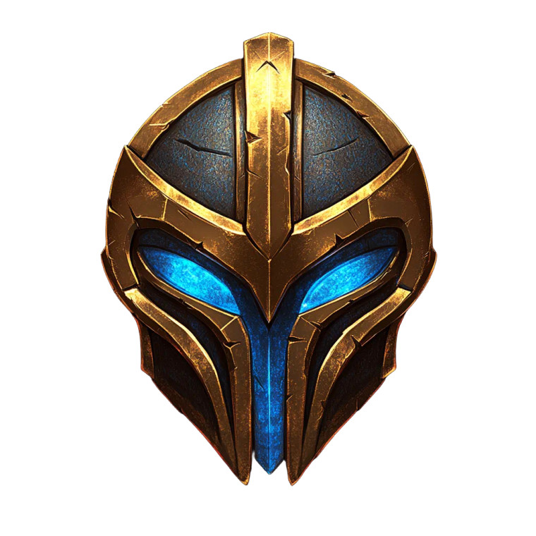 Blockchain Gladiator Helmet Vinyl Car Decal Sticker – Waterproof & UV-Resistant 8"