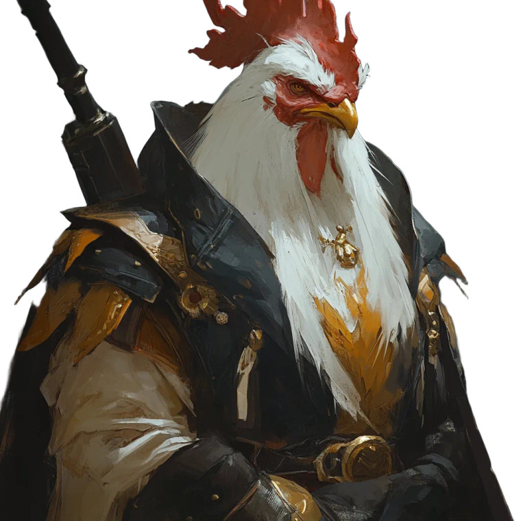 Old Farmer Rooster Vinyl Car Decal Sticker – Waterproof & UV-Resistant 8"