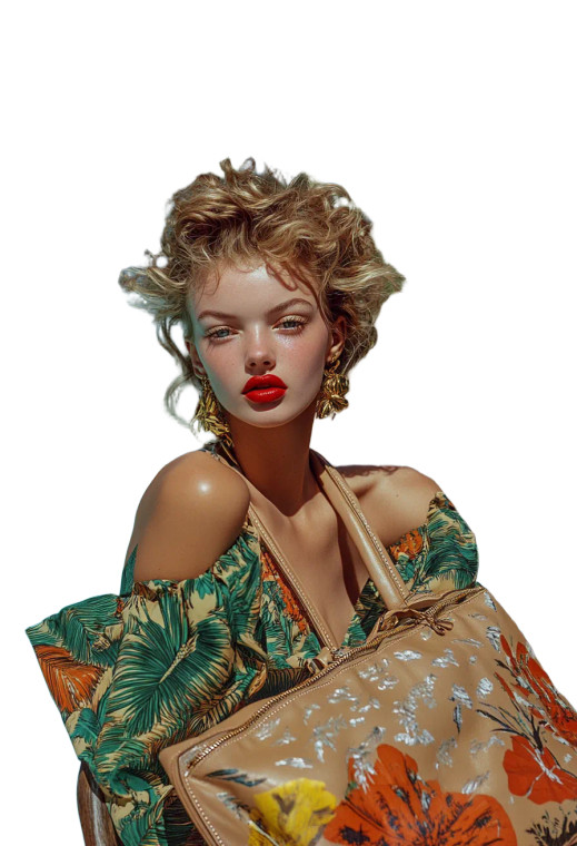 Vintage Kate Moss Vinyl Car Decal Sticker – Waterproof & UV-Resistant 8"