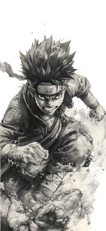 Naruto Vs Shikamaru Vinyl Car Decal Sticker – Waterproof & UV-Resistant 8"