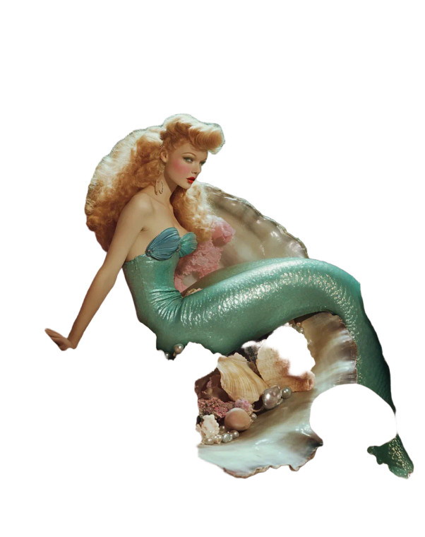 Underwater Mermaid Vinyl Car Decal Sticker – Waterproof & UV-Resistant 8"