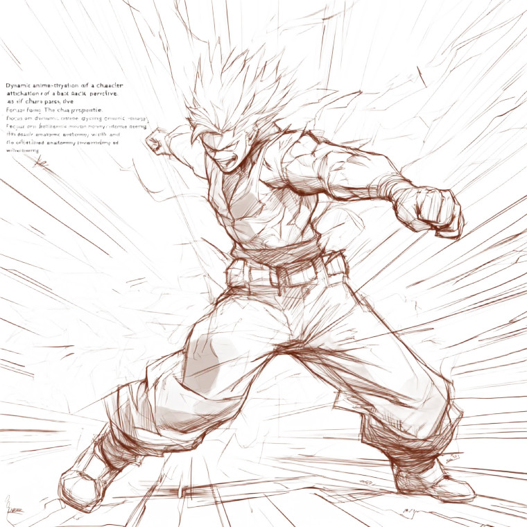 Anime Battle Charge Vinyl Car Decal Sticker – Waterproof & UV-Resistant 8"