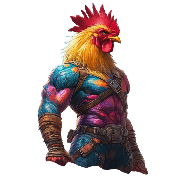 Avenger Chicken Vinyl Car Decal Sticker – Waterproof & UV-Resistant 8"