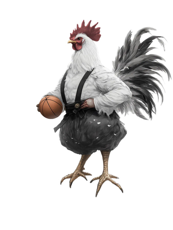 Stylish Chicken Art Vinyl Car Decal Sticker – Waterproof & UV-Resistant 8"