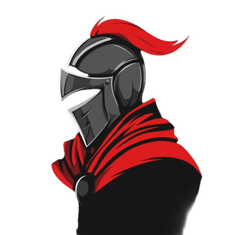 Knight Logo V4 Vinyl Car Decal Sticker – Waterproof & UV-Resistant 8"