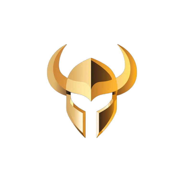 Viking Helmet Logo V6 Vinyl Car Decal Sticker – Waterproof & UV-Resistant 8"