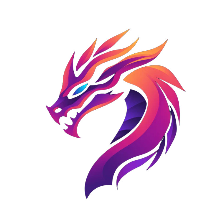 Cyberpunk Dragon Logo Vinyl Car Decal Sticker – Waterproof & UV-Resistant 8"