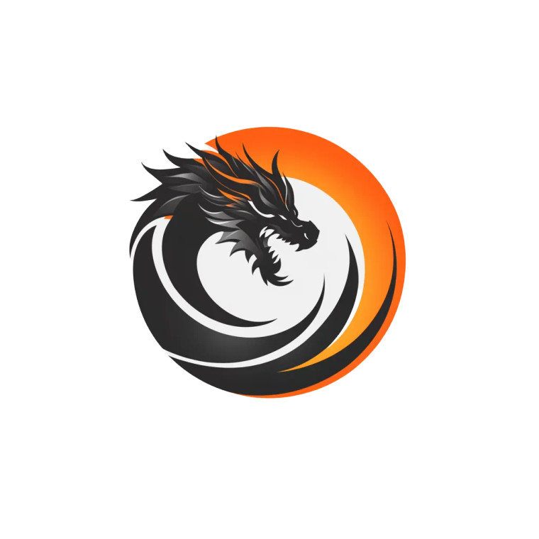 Dragon Delivery Logo Vinyl Car Decal Sticker – Waterproof & UV-Resistant 8"