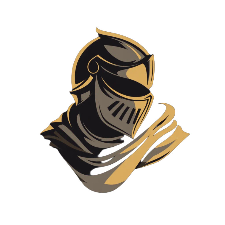 Knight Logo V6 Vinyl Car Decal Sticker – Waterproof & UV-Resistant 8"