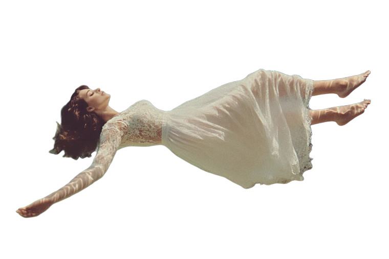 Floating In Water Vinyl Car Decal Sticker – Waterproof & UV-Resistant 8"