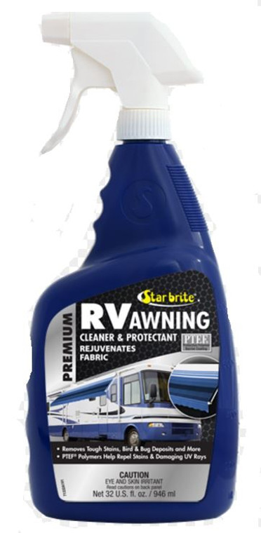 Tough Stain Remover for Awning Fabric | 32oz Trigger Spray | Effective on Bird Droppings, Dirt, and more