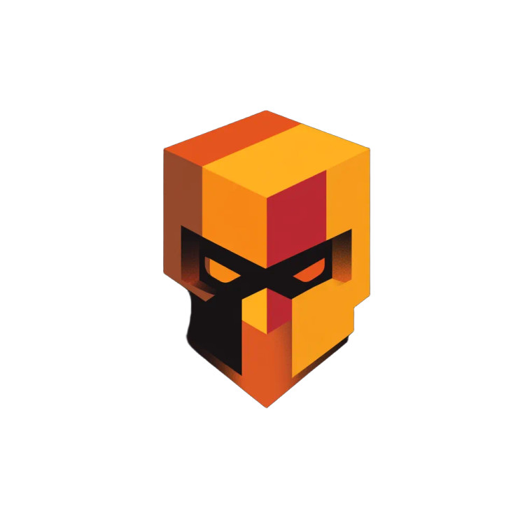 Cyberpunk Cube Logo Vinyl Car Decal Sticker – Waterproof & UV-Resistant 8"