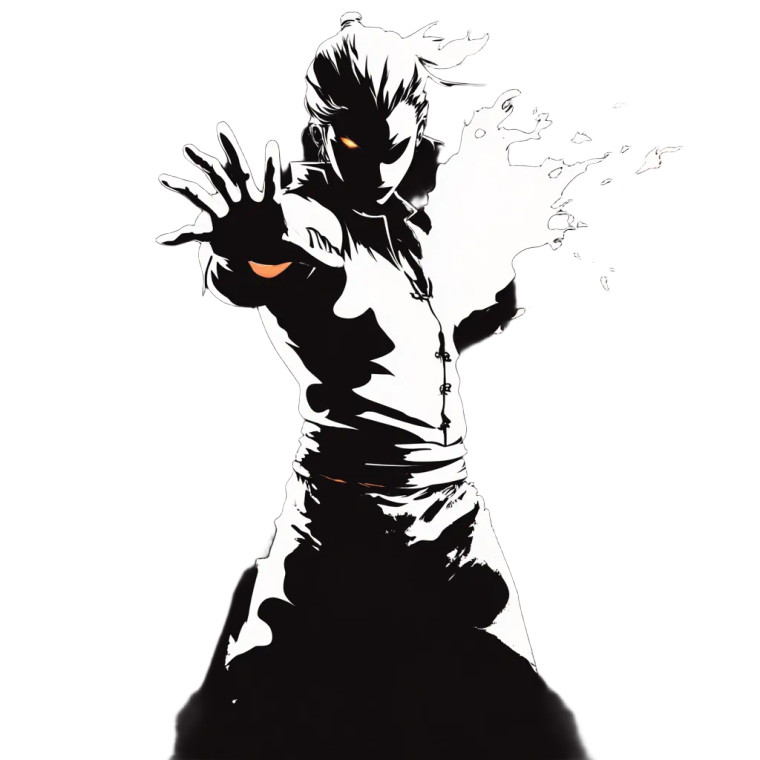 Q Character Silhouette Vinyl Car Decal Sticker – Waterproof & UV-Resistant 8"