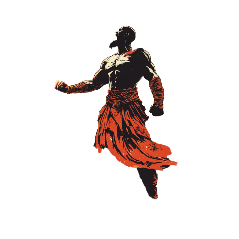 Kratos Victory Art Vinyl Car Decal Sticker – Waterproof & UV-Resistant 8"