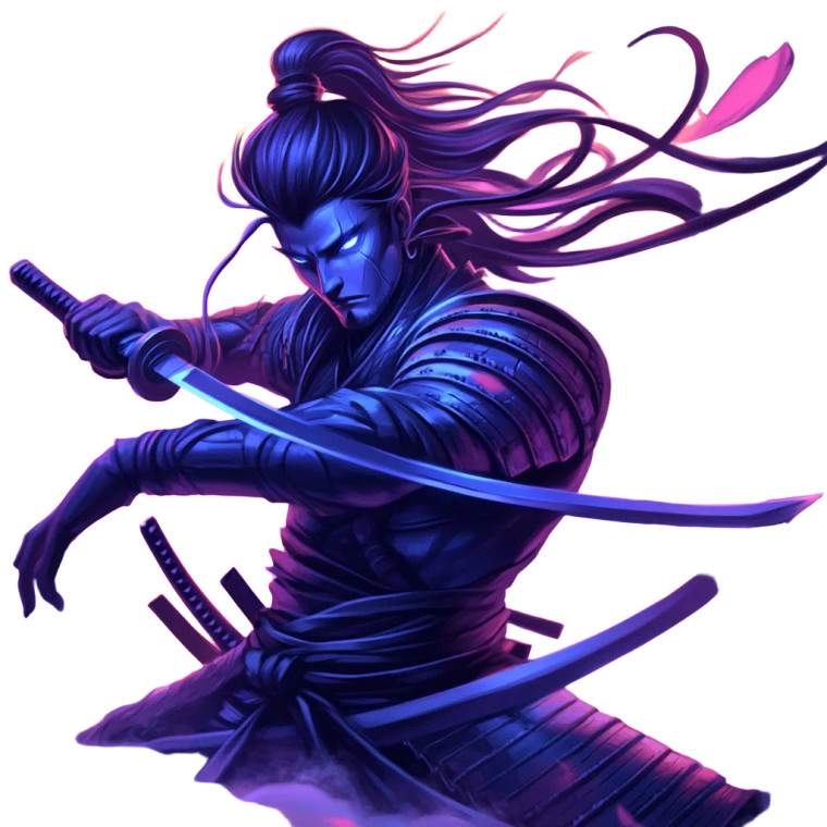 Zen Samurai Logo V2 Vinyl Car Decal Sticker – Waterproof & UV-Resistant 8"