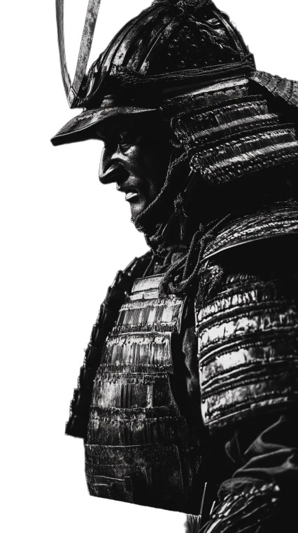 Dark Samurai V4 Vinyl Car Decal Sticker – Waterproof & UV-Resistant 8"