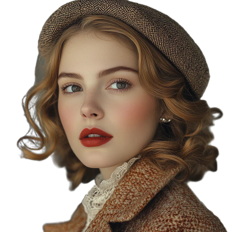 Chanel Style Model Vinyl Car Decal Sticker – Waterproof & UV-Resistant 8"