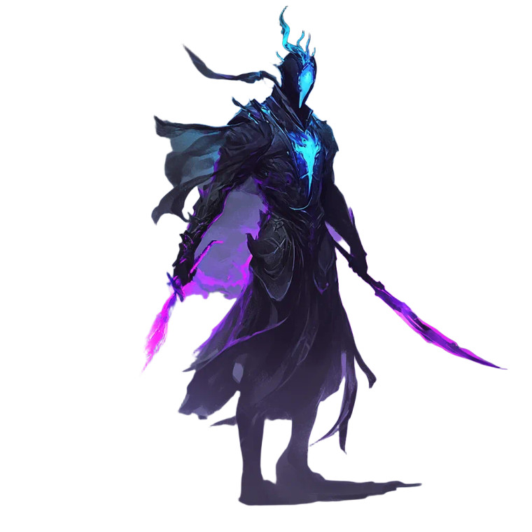 Shadow Swordmaster Vinyl Car Decal Sticker – Waterproof & UV-Resistant 8"