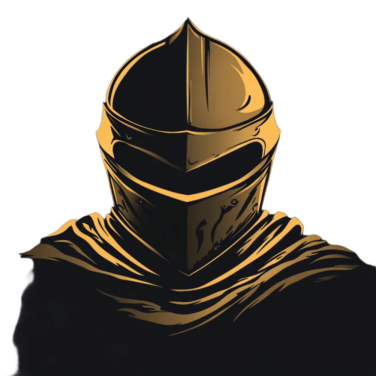 Knight Motorcycle Helmet Vinyl Car Decal Sticker – Waterproof & UV-Resistant 8"